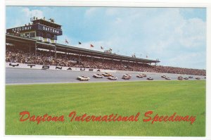 Car Racing Daytona International Speedway Course Florida postcard