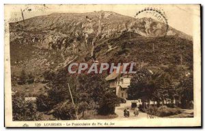 Old Postcard Lourdes Funiculaire du Pic du Jer