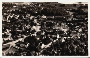 Sweden Flen Flygfoto Vintage RPPC C212