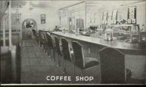 Little America Coffee Shop Lunch Counter Granger WY Hwy 30 Postcard