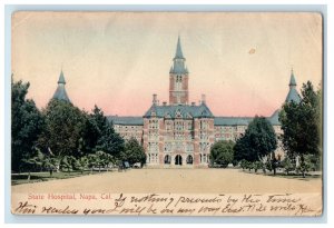 c1920s Entrance View to State Hospital Napa County California CA Postcard 