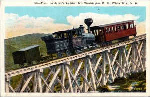 New Hampshire White Mountains Mount Washington Railroad Jacob's Ladder