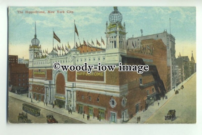 ft1368 - USA - New York City - The Hippodrome  - postcard