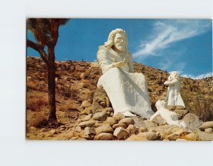 Postcard Desert Christ Park Yucca Valley California USA