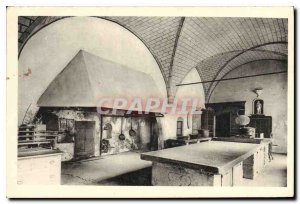 Postcard Old Monastery of the Grande Chartreuse Kitchen