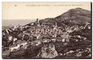 La Turbie - Vue Generale taken Mount Battle - Old Postcard