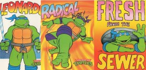 Teenage Mutant Ninja Turtles Radical Dude Leonardo 3x Postcard s