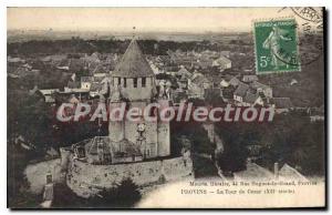 Old Postcard Provins Cesar XII century tower