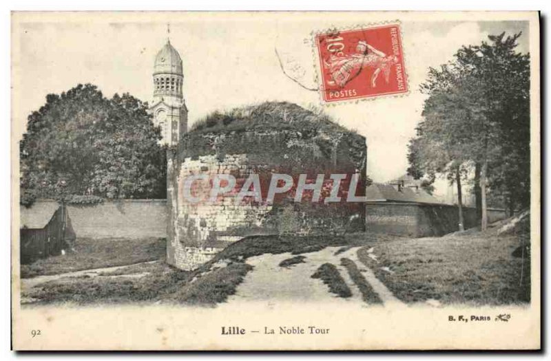 Old Postcard Lille Noble Tour