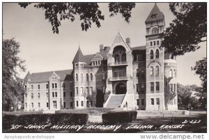 Kansas Salina St Johns Military Academy Real Photo