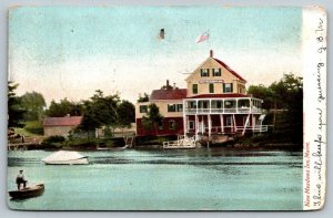 1905  New Meadows Inn  Brunswick  Maine    Postcard