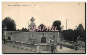 Postcard Old War Memorial Portsmouth