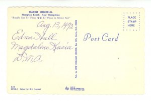 NH - Hampton Beach. Marine Memorial