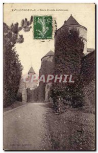 Tancarville - Tours - D entree du Chateau - Old Postcard