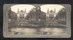 REAL PHOTO MONTE CARLO THE CASINO SPAIN PORTUGUL STEREOVIEW CARD