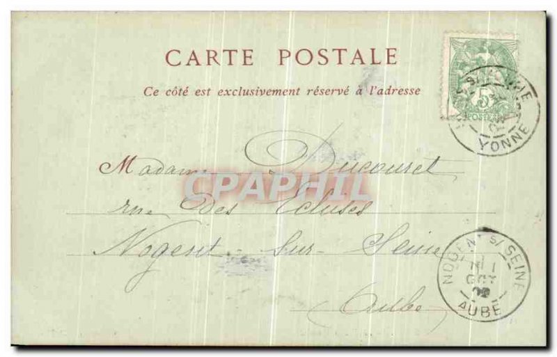 Old Postcard The Meaning Palais Synodal