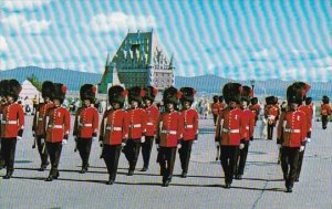 Canada Changing Of The Guard At La Citadelle Quebec  La Citadelle 1970