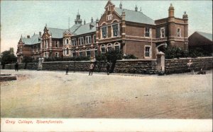 Bloemfontein South Africa Grey College c1910 Vintage Postcard