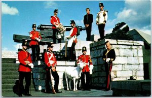 VINTAGE POSTCARD COMPOSITE GROUP OF THE FORT HENRY GUARD AT KINGSTON ONTARIO