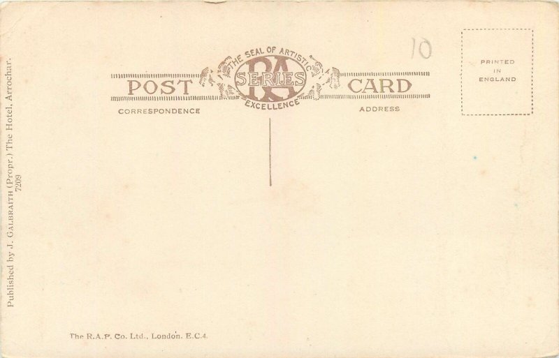 Postcard UK Scotland Arrochar, Dunbartonshire Ben Lemond