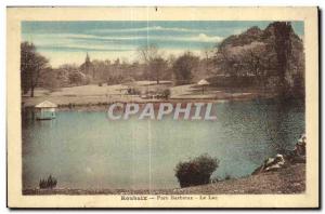 Old Postcard Roubaix Lake Park BARBIEUX