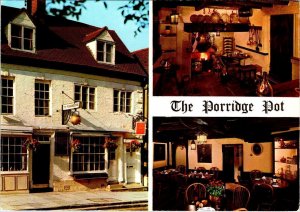 Warwick, UK England  THE PORRIDGE POT RESTAURANT  4X6 Advertising Postcard