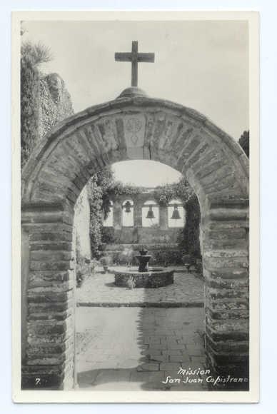 RP Mission, San Juan Capistrano, California, CA,  RPPC