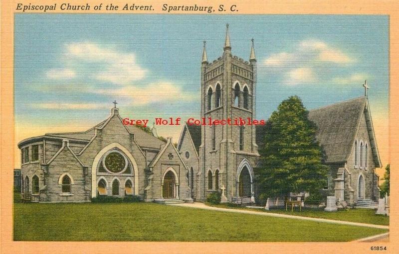 SC, Spartanburg, South Carolina, Episcopal Church of the Advent, Tichnor