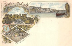 SOUVENIR ST. CLOUD FRANCE POSTCARD (c. 1900)