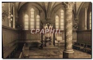 Old Postcard Maredsous Abbey Chapter House