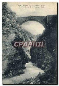 Old Postcard Briancon Bridge of Asfeld above the Durance