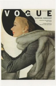 Lisa Fonssagrives Swedish Sweden Covergirl Supermodel Postcard