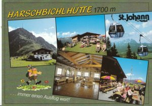 Austria Postcard - Views of Harschbichl Hutte - St Johann in Tirol  AB1473