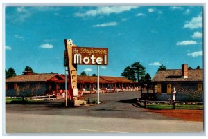 Flagstaff Arizona Postcard Arizonan Motor Lodge Exterior c1960 Vintage Antique