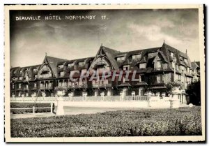 Modern Postcard Flowery Deauville Beach L Hotel Normandy