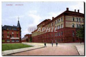 Old Postcard Landau Alte Kaserne