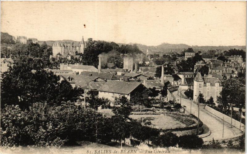 CPA SALIES-de-BÉARN Vue générale (412338)