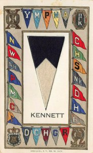 LP29 Kennett Square  Pennsylvania Postcard Felt Pennant attachment