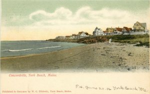 Vintage Postcard; Concordville, York Beach ME Strand & Beach Houses c1906