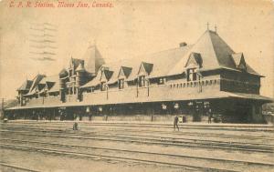 1910 Private Postcard Railroad Depot Canadian Pacific Pugh Manufacturing 11519