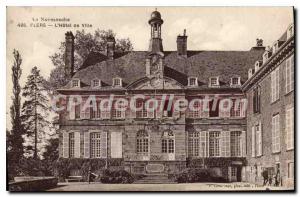 Postcard Old Normandy Flers Hotel de Ville