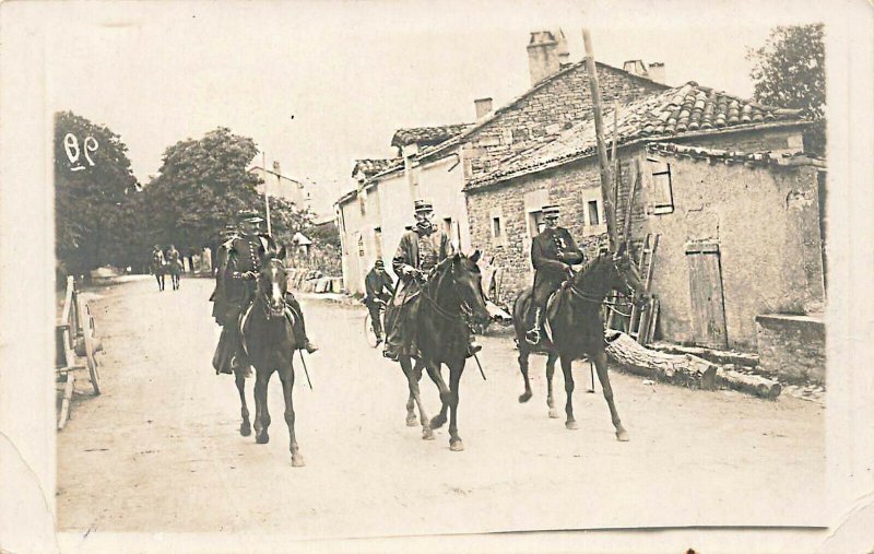 TH. Dejean and Uve. Caylus Photo Vaissie Horses Real Photo Postcard