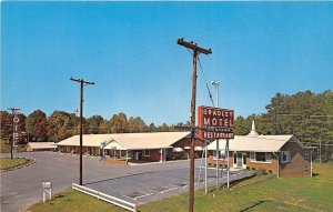 Charlotte North Carolina 1960s Postcard Bradley Motel