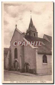 The City of Wood Old Postcard L & # 39eglise