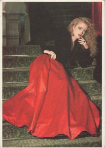 Helnut Newton Yves St Laurent 1985 Fashion Dress Postcard