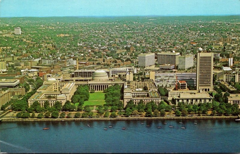 Massachusetts Cambridge Aerial View Massachusetts Institute Of Technology and...