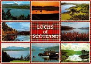 3~4X6 Chrome Postcards  LOCHS OF SCOTLAND & SCOTTISH CASTLES & MAP CARD~Cities