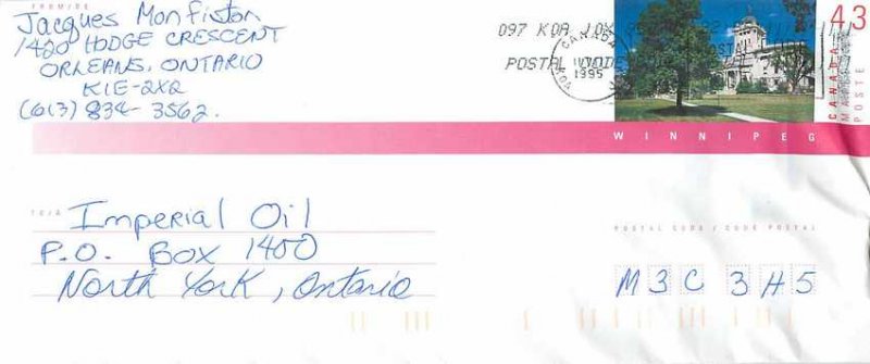 Entier Postal Stationery Postal Canada