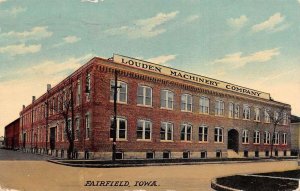 Fairfield Iowa Louden Machinery CO. Color Lithograph Vintage Postcard U7041