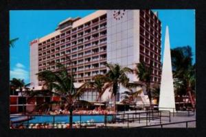 FL Seville Hotel & Pool MIAMI BEACH FLORIDA Postcard PC